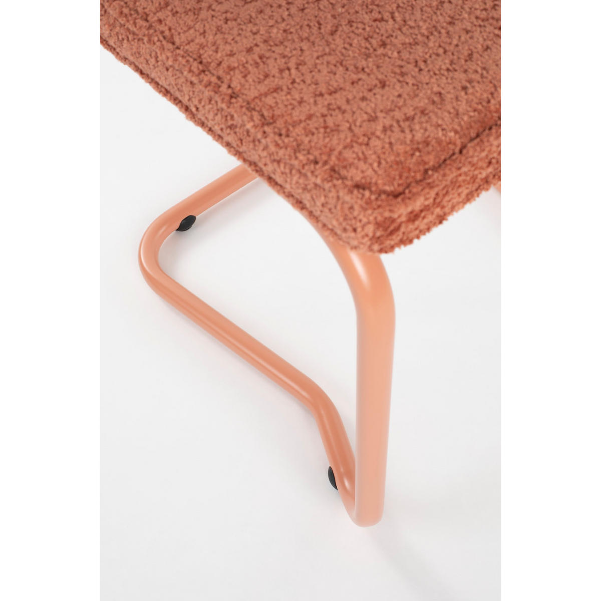 ESSZIMMERSTUHL Ridge Kink Soft Terra/ Rot - 2 er Set - Terracotta, Textil (48/85/50cm) - Zuiver
