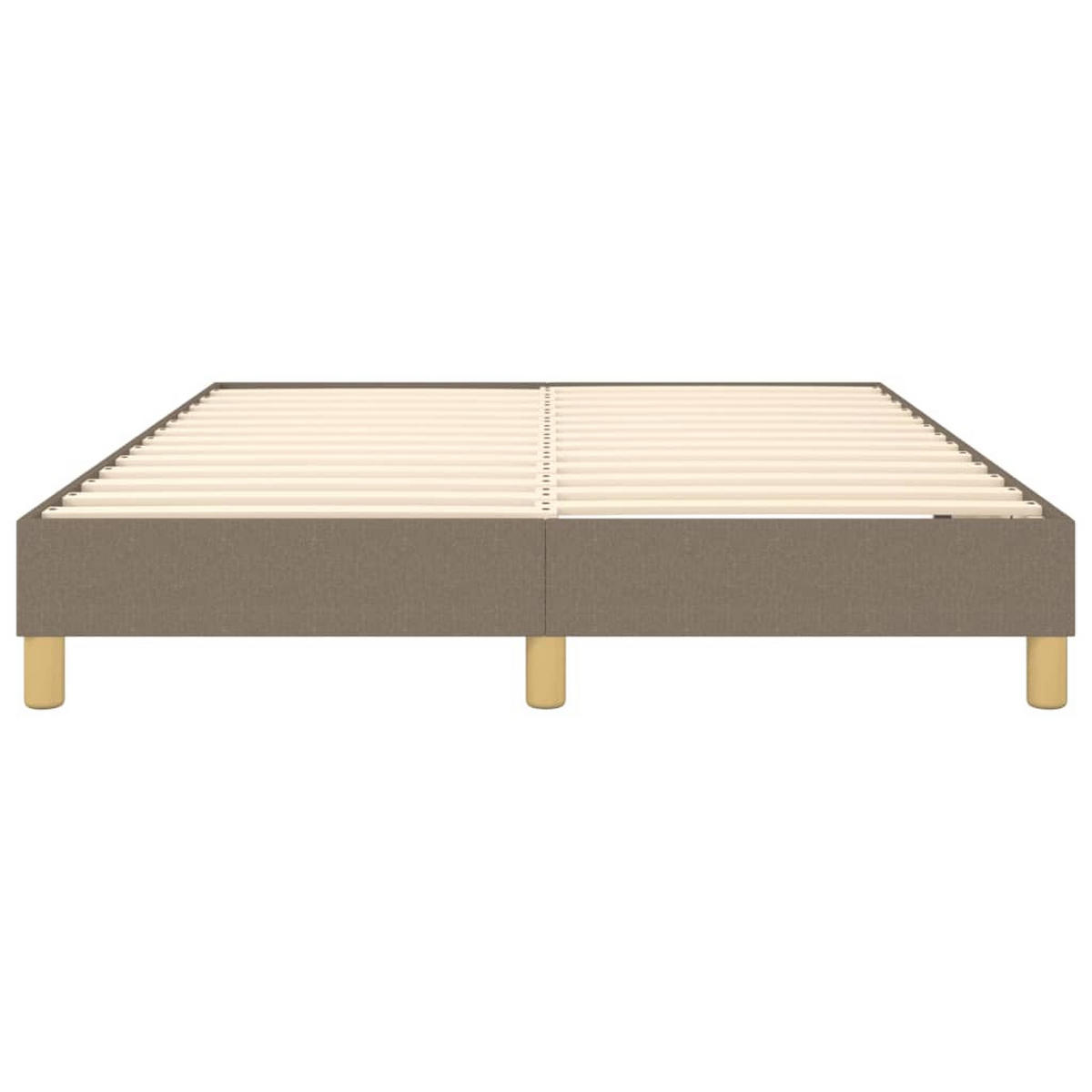 POLSTERBETT Quinn 140/203 cm - Taupe, Holzwerkstoff (140/200cm) - Nettlife