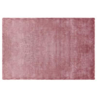 KURZFLOR-TEPPICH Gesi II 200/140 cm - Pink, Naturmaterialien (140/200cm) - Beliani