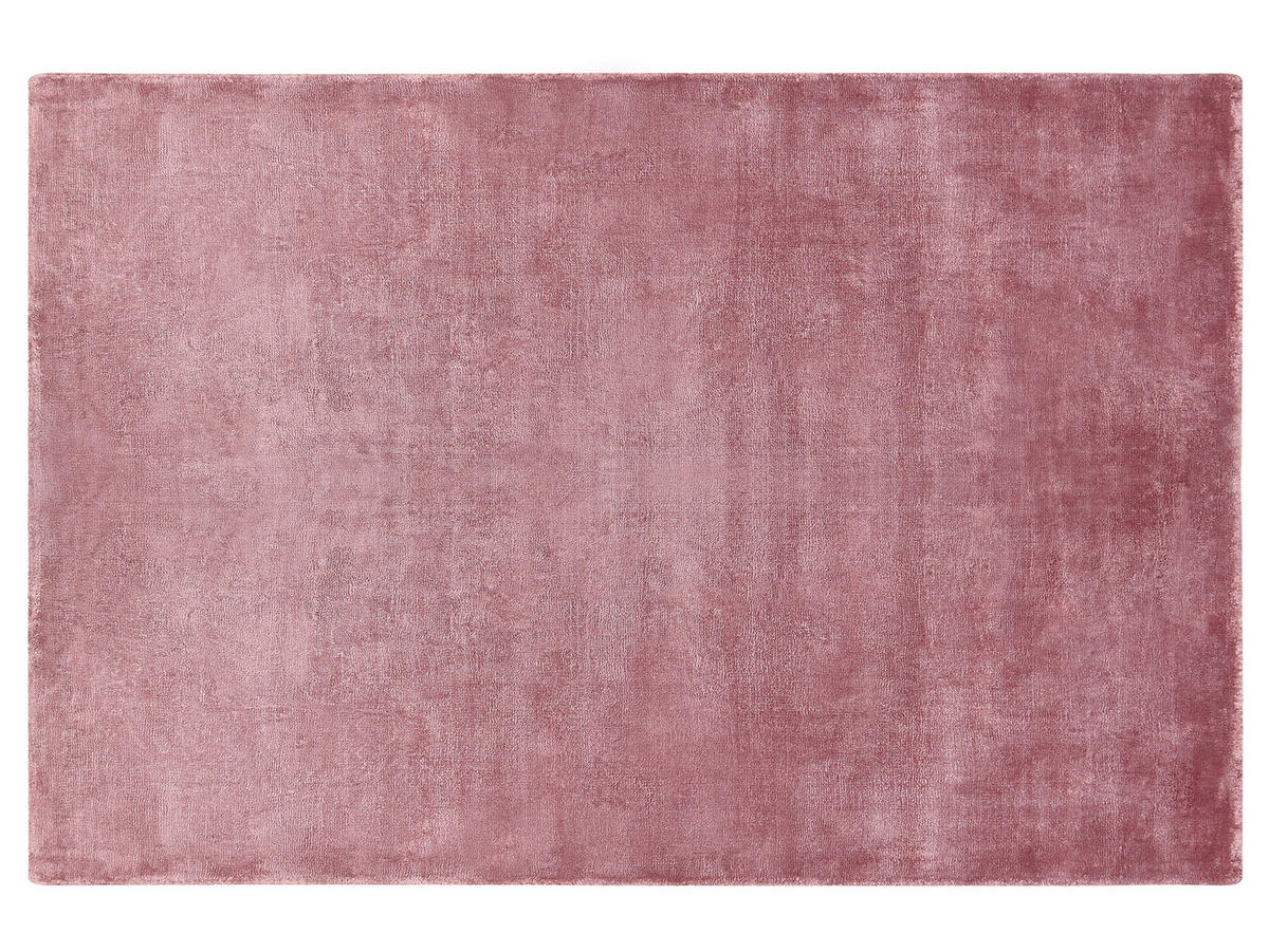 KURZFLOR-TEPPICH Gesi II 200/140 cm - Pink, Naturmaterialien (140/200cm) - Beliani