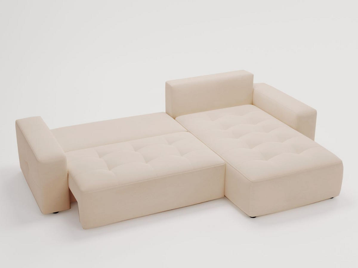 ECKSOFA Portland Beige Rechts - Beige, Holz/Kunststoff (250/165cm) - Graingold