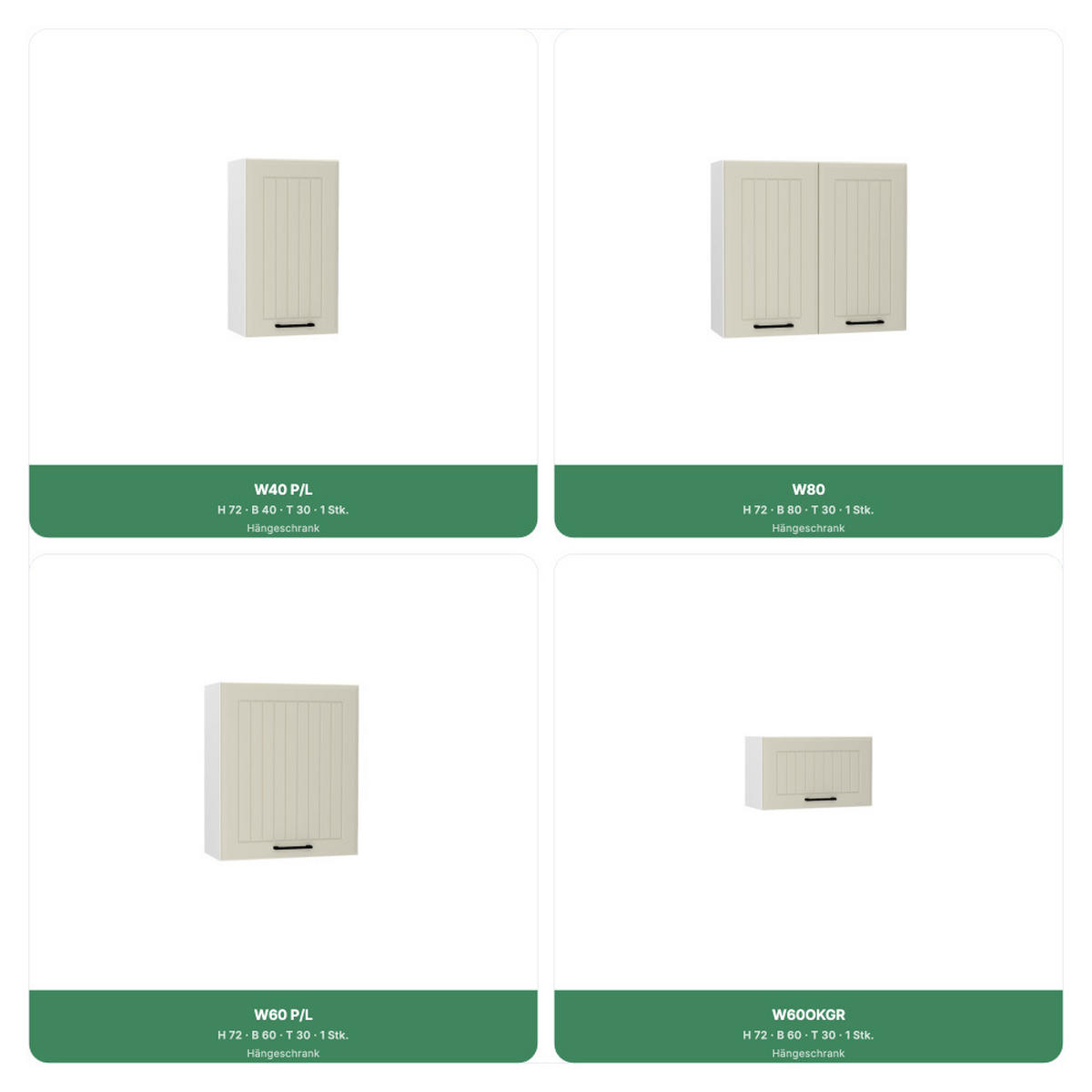 KÜCHENZEILE 240 cm - IRMA KS4-G240 - in Kaschmir Moderne Küchenmöbel - Kaschmir/Schwarz, Holz/Holzwerkstoff (240/213.3/52.4cm) - Royal24_Markt