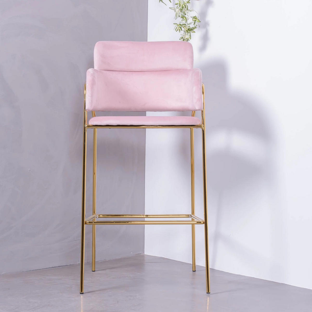 HOCKER Textil Pink - Pink, Textil (54/107/51cm) - Nest Dream