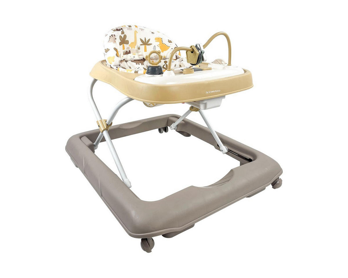 LAUFLERNHILFE Poppy gelb Licht höhenverstellbar klappbar Gummistopper - Gelb, Kunststoff (58/68/53cm) - Kikka boo