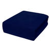 SPANNBETTLAKEN 60/120 cm, Frottee Elastisch 100 % Baumwolle Marineblau - Blau, Textil (60/120cm) - Best For Home