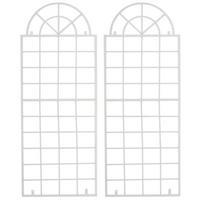 RANKGITTER 2er Set Metall weiß - Weiß, Metall (70/180/1cm) - CLP