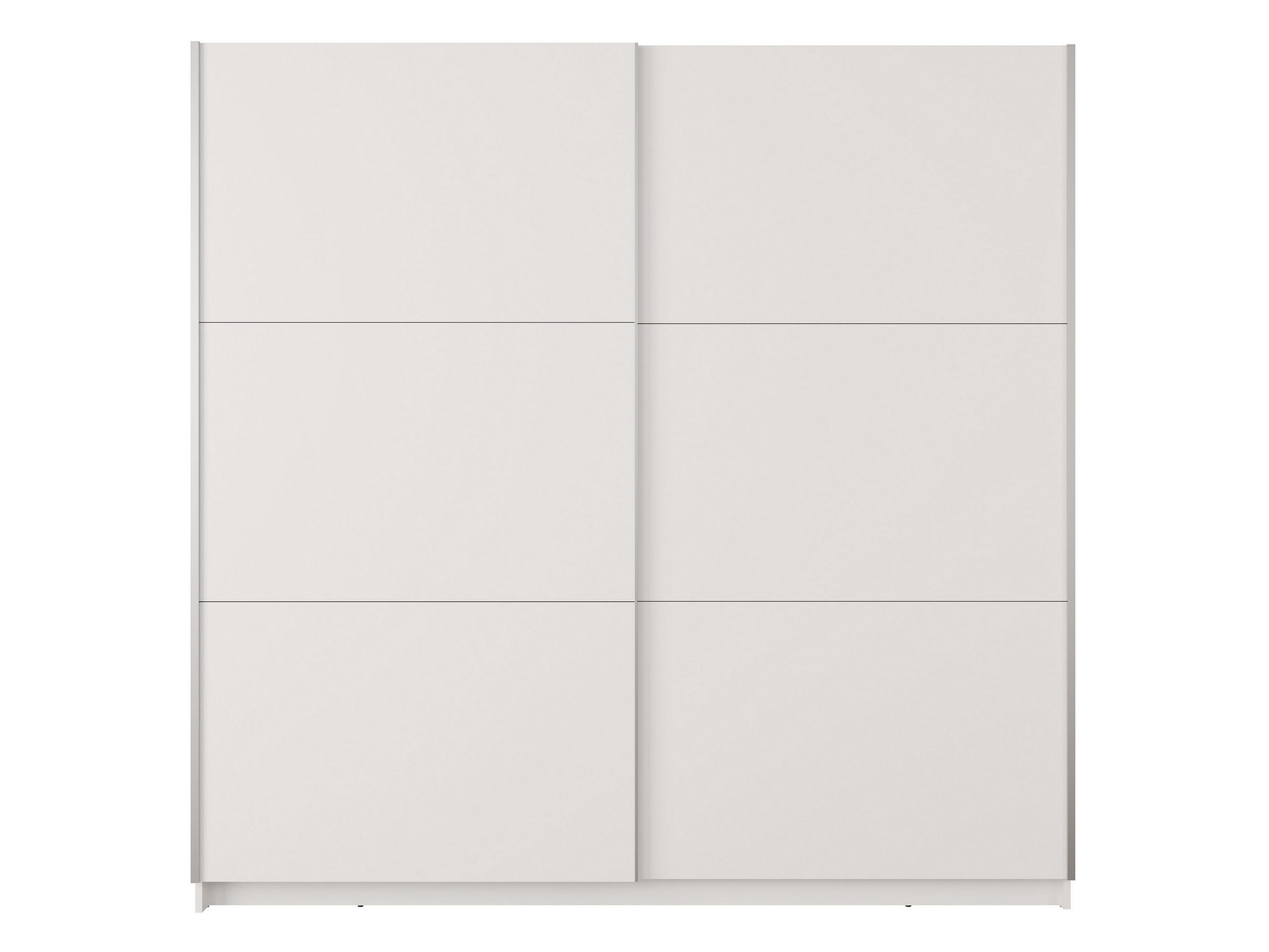 Masseno Schwebetürenschrank Weiß 150.6x207x55.3 cm