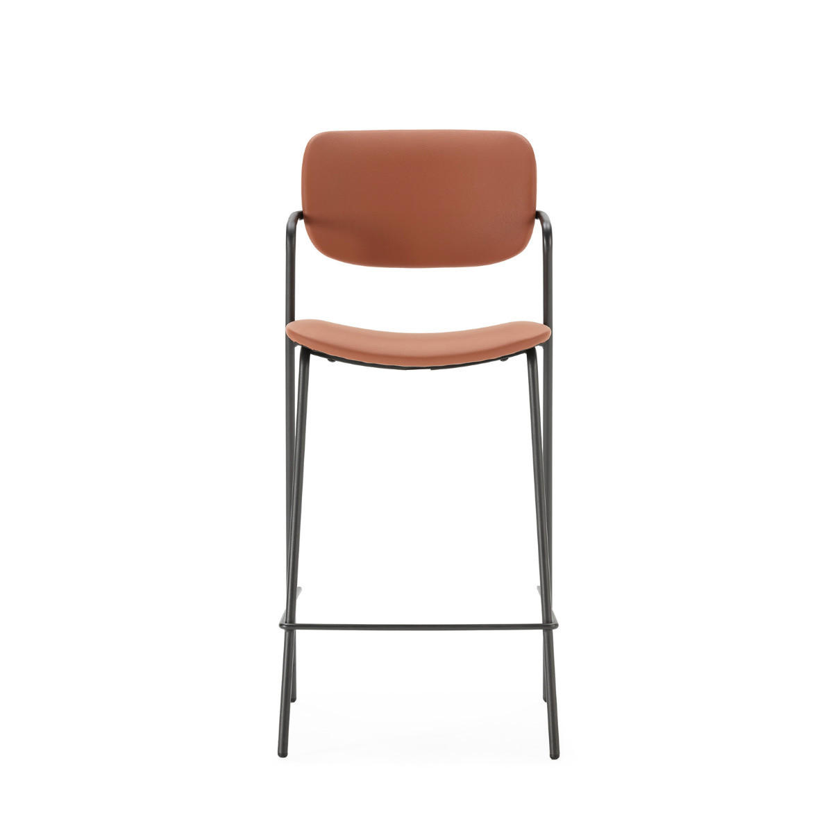 BARHOCKER Maika Rot 44/51/66 cm 2er-Set - Rot, Textil (51/66/44cm) - Drawer