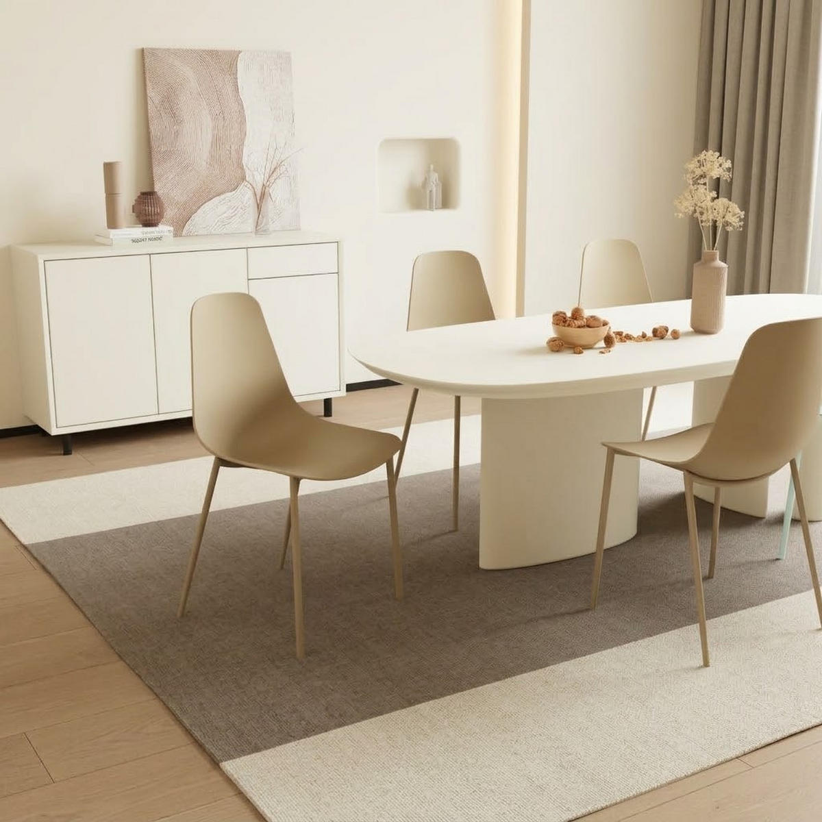 STUHL FELIZ beige - Beige, Kunststoff (48/88/48cm) - Légia Home