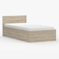 BETT 90×200 JONAS III 46 Sonoma Eiche/ Sonoma Eiche - Sonoma Eiche, Holzwerkstoff - imoebel24