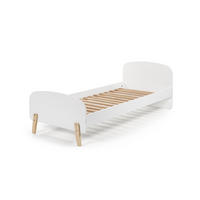 KINDERBETT KIDDY Weiß 95x206x73 cm - Weiß, Holz - FURNLUX