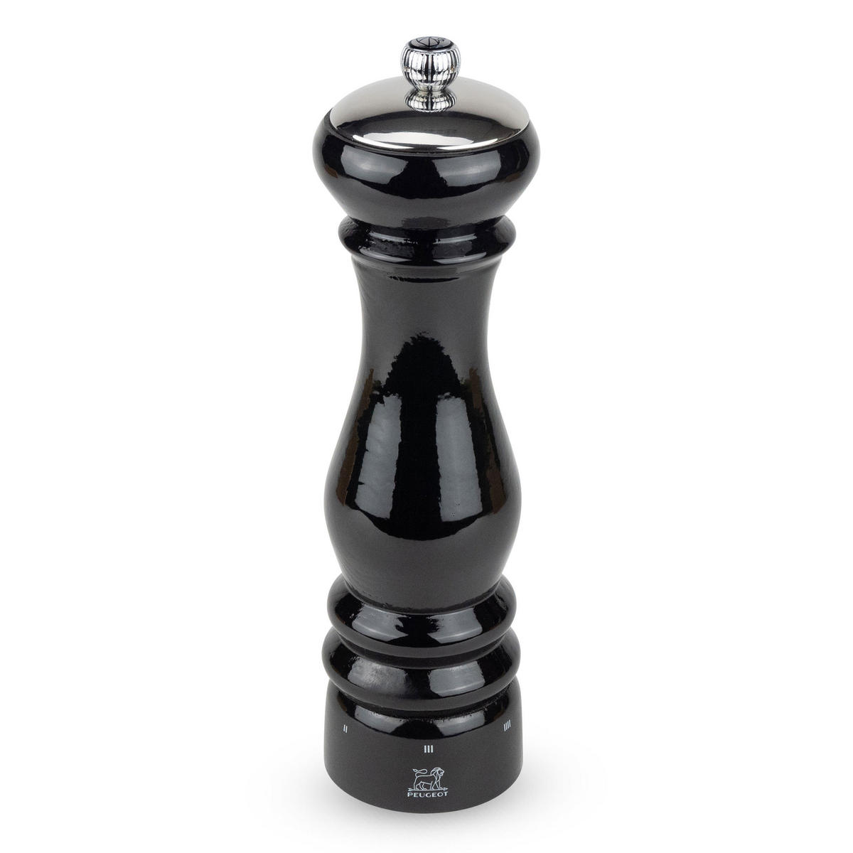 PFEFFERMÜHLE Paris Icone 22cm Ebenholz Schwarz Stahlmahlwerk - Schwarz, Holz (5.9/22/5.9cm)