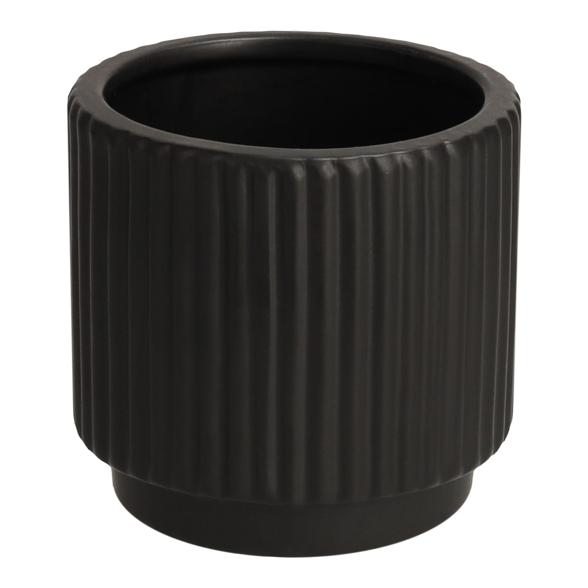 BLUMENTOPF Viviene - Schwarz, Keramik (10.5/10cm) - home&you