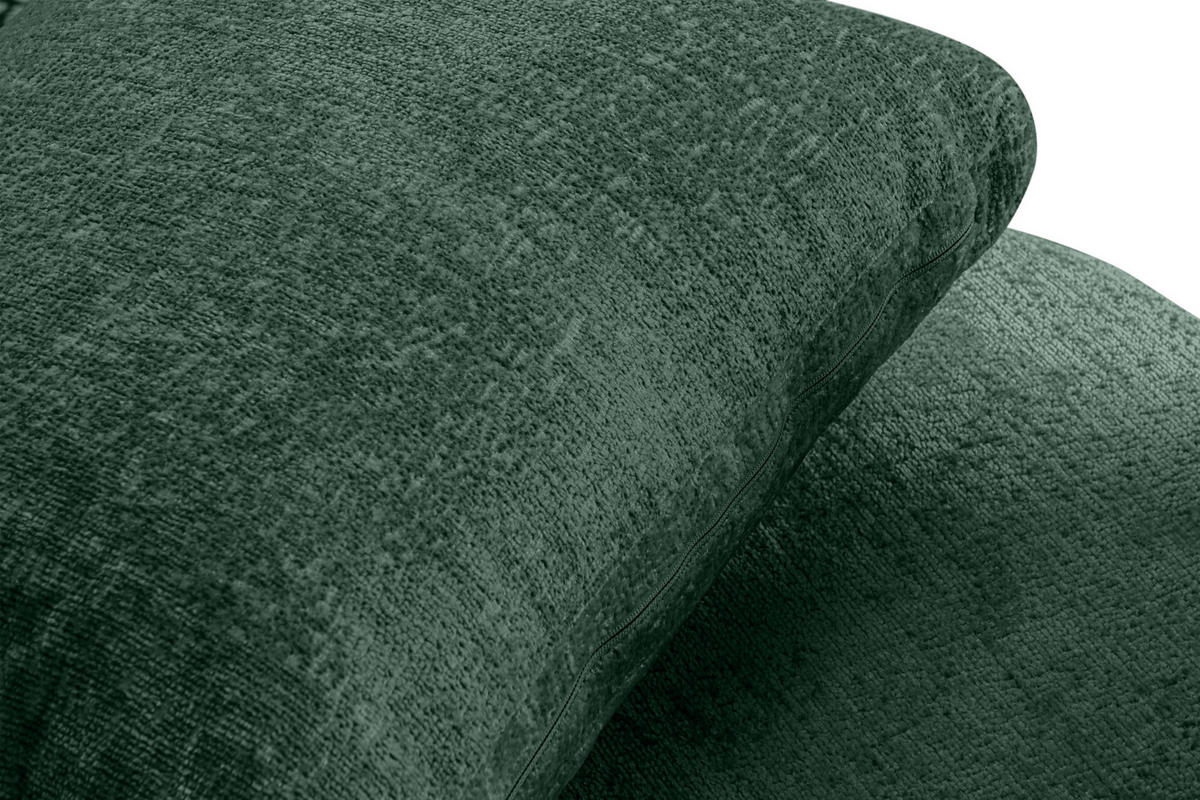 DREHSESSEL RAGGI 360° Drehfunktion mit inklusive dekorativem Kissen, Grün - Grün, Textil (92/75/94cm) - KONSIMO®