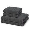 FROTTIERSET Sensual Skin Zopf 4-teilig - Dunkelgrau, Textil (50/100cm) - Ross