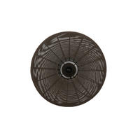 DECKENLEUCHTE Bahoto Braun Ø51/18 cm - Braun, Metall (51/51/18cm) - Light & Living