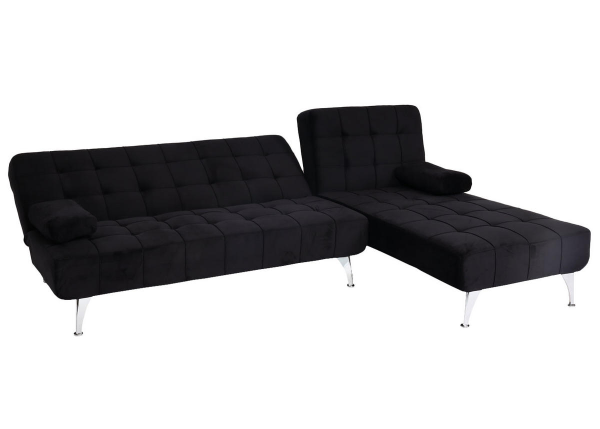 SCHLAFSOFA Schwarz - Schwarz, Textil (236/95cm) - MCW