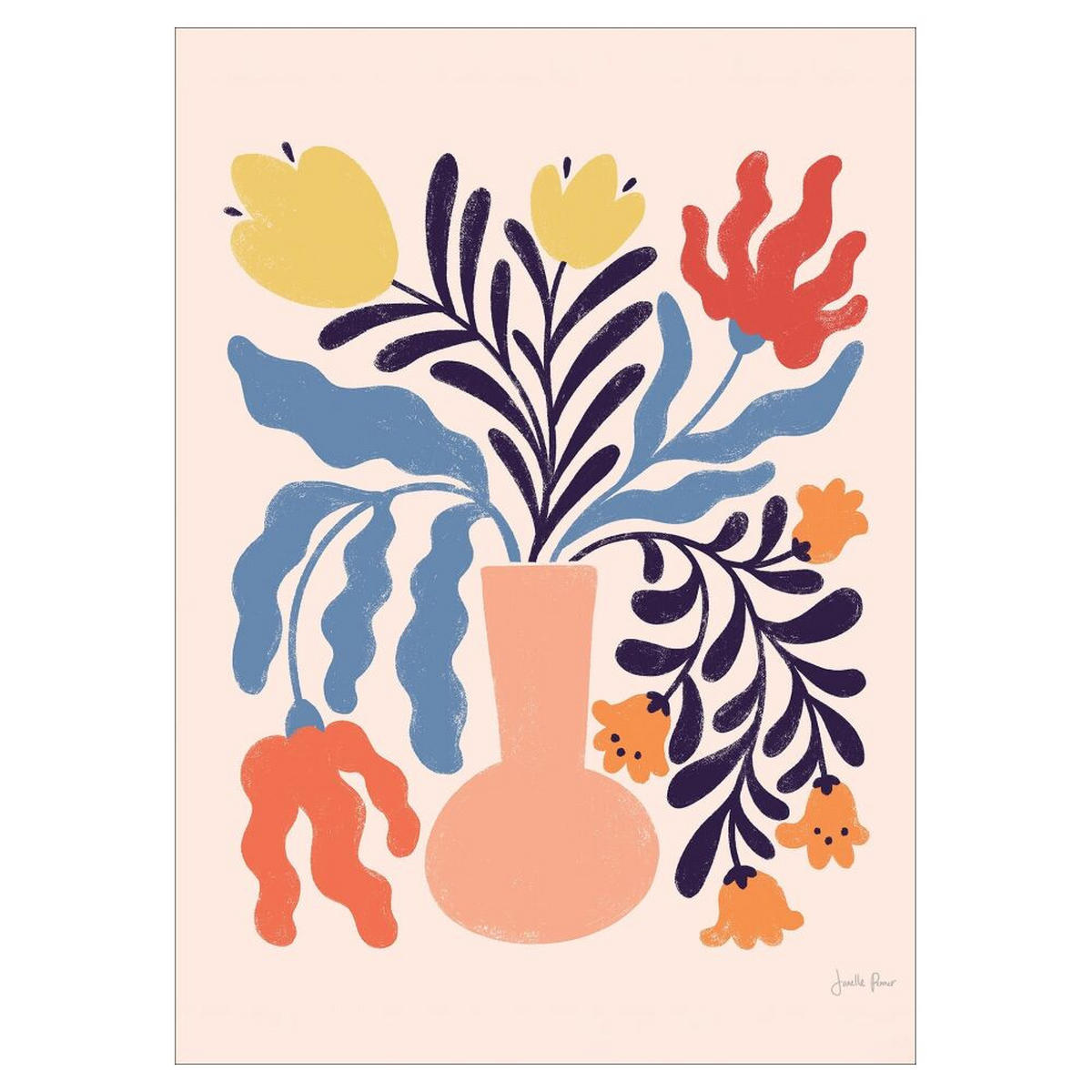 POSTER Wild Apple - Floral No. 1 - Multicolor, Papier (50/70/0.1cm) - Poster&Frame