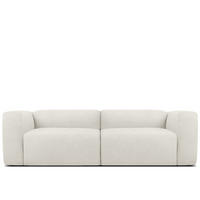 2,5-SITZER SOFA BUFFO, Weiß - Weiß, Holz/Holzwerkstoff (250/73/96cm) - KONSIMO®