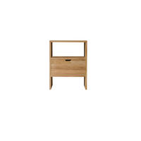 WASCHTISCHUNTERSCHRANK Kwarto Natur aus Teak - Naturfarben, Holz (60/78/50cm) - Tikamoon