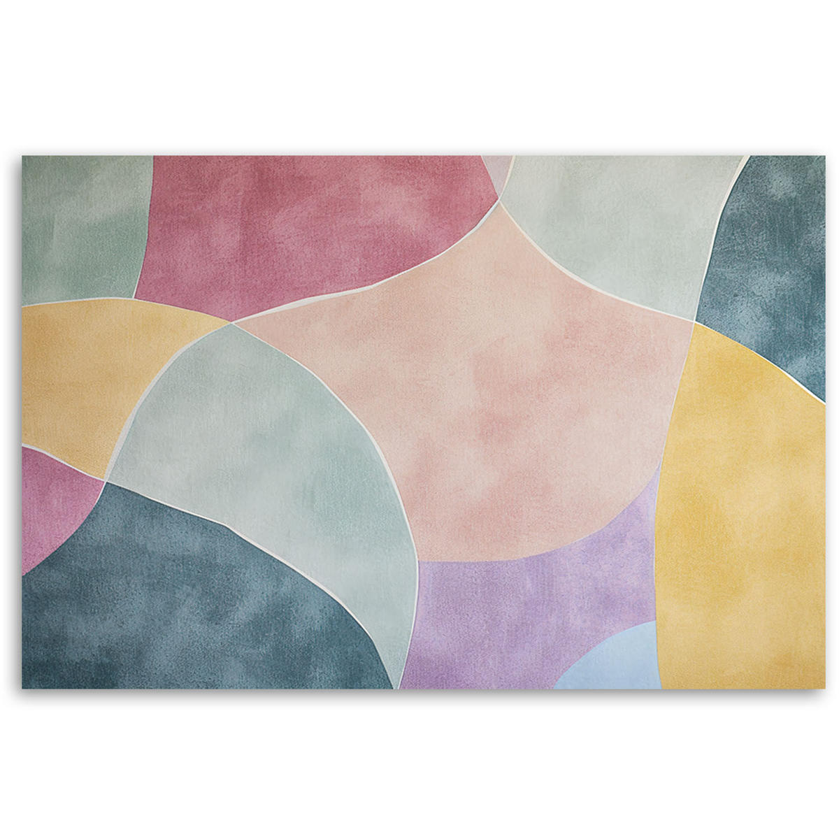 KUNSTDRUCK Lila 120/80 cm - Lila, Textil (120/80cm) - KUNSTLOFT