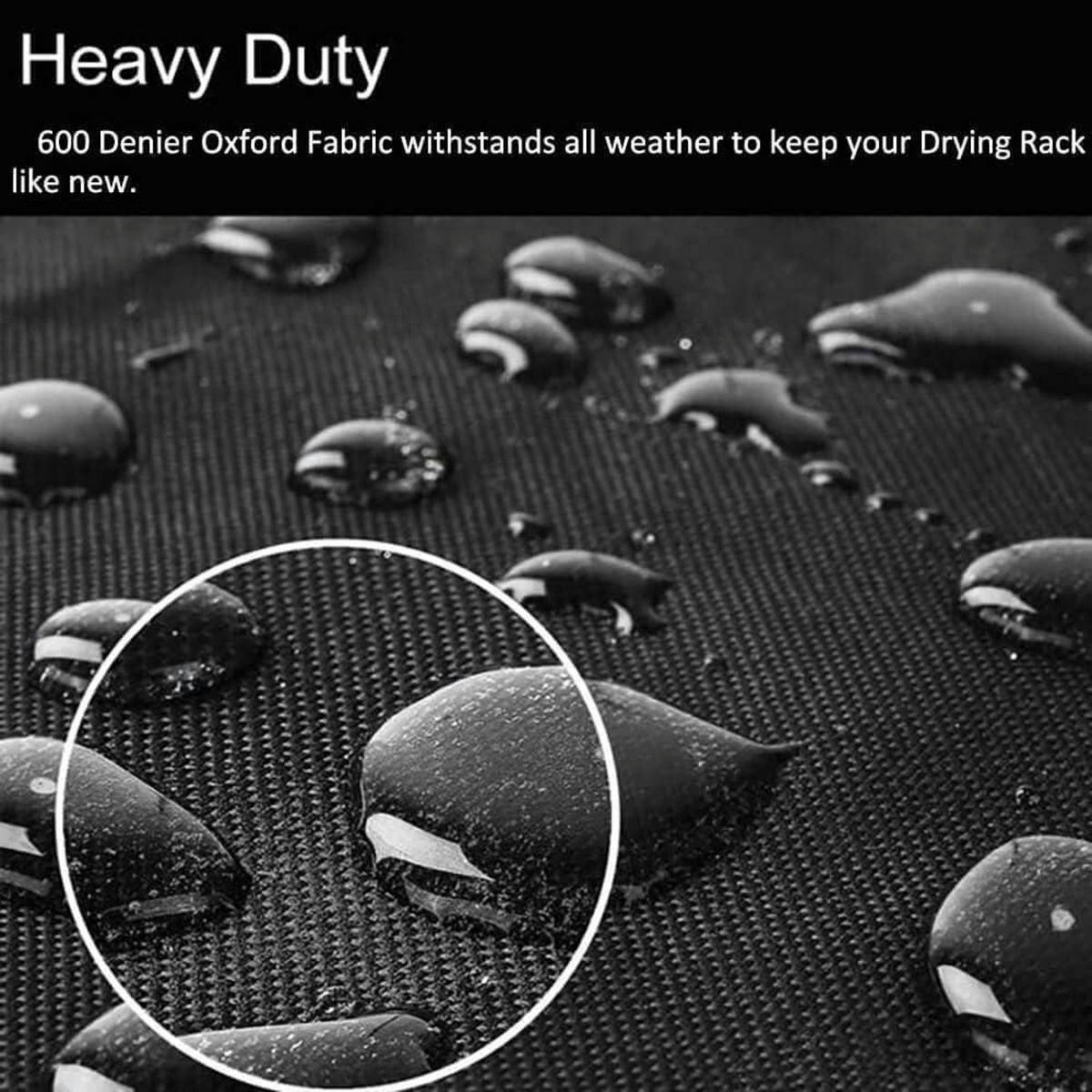 SCHUTZHÜLLE für Wäschespinne Schwarz 16 x 16 x 180 cm - Schwarz, Textil (16/180/16cm)