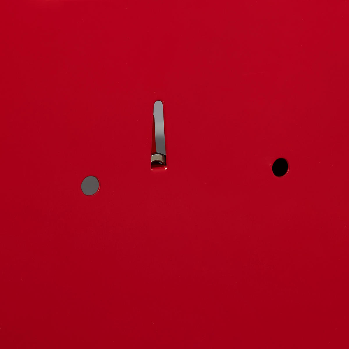 NÚDZOVÝ kľúčový box - červená, kov/sklo (12/15/4cm) - Relaxdays