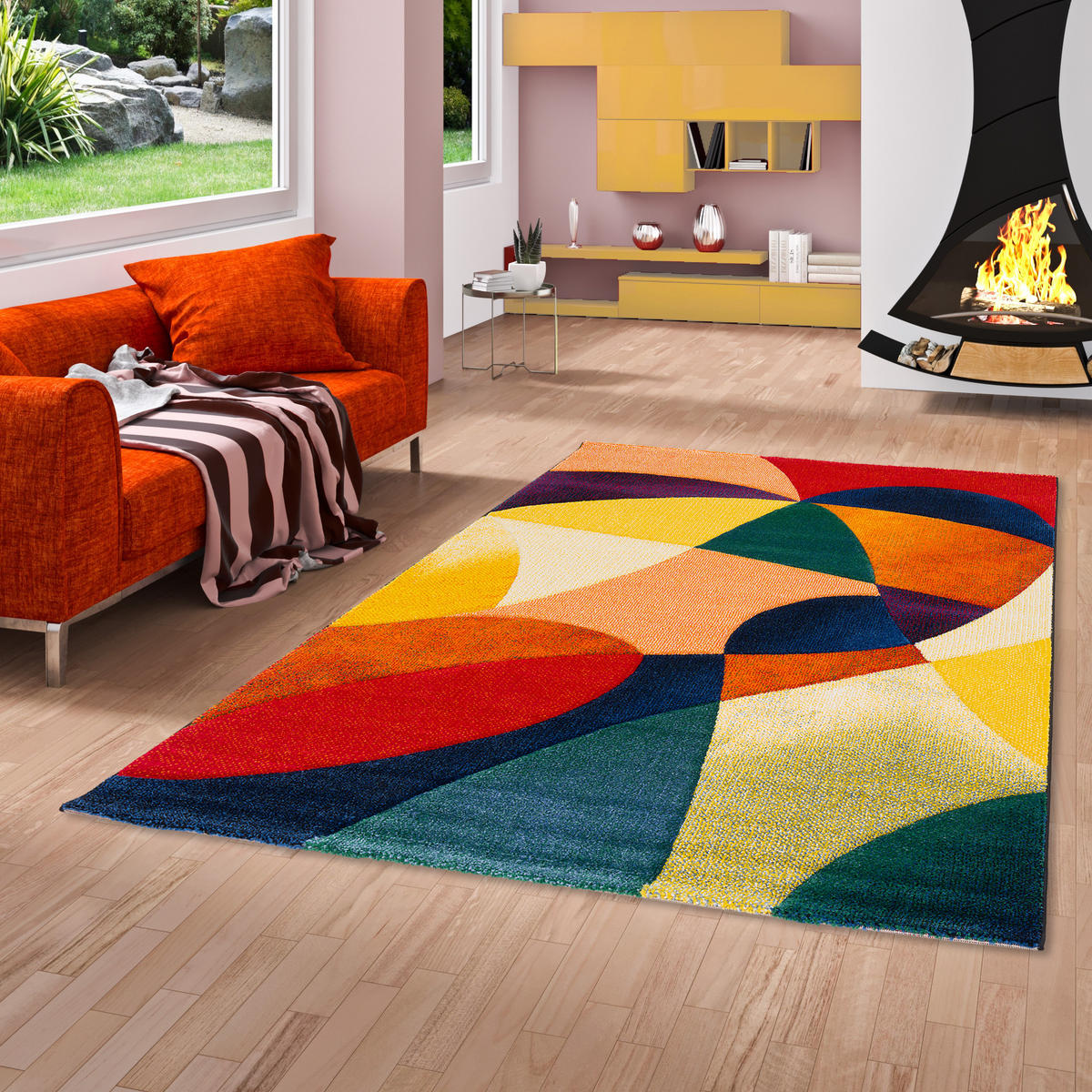DESIGNER TEPPICH MAUI MODERN - Multicolor, Textil (160/230cm) - Pergamon