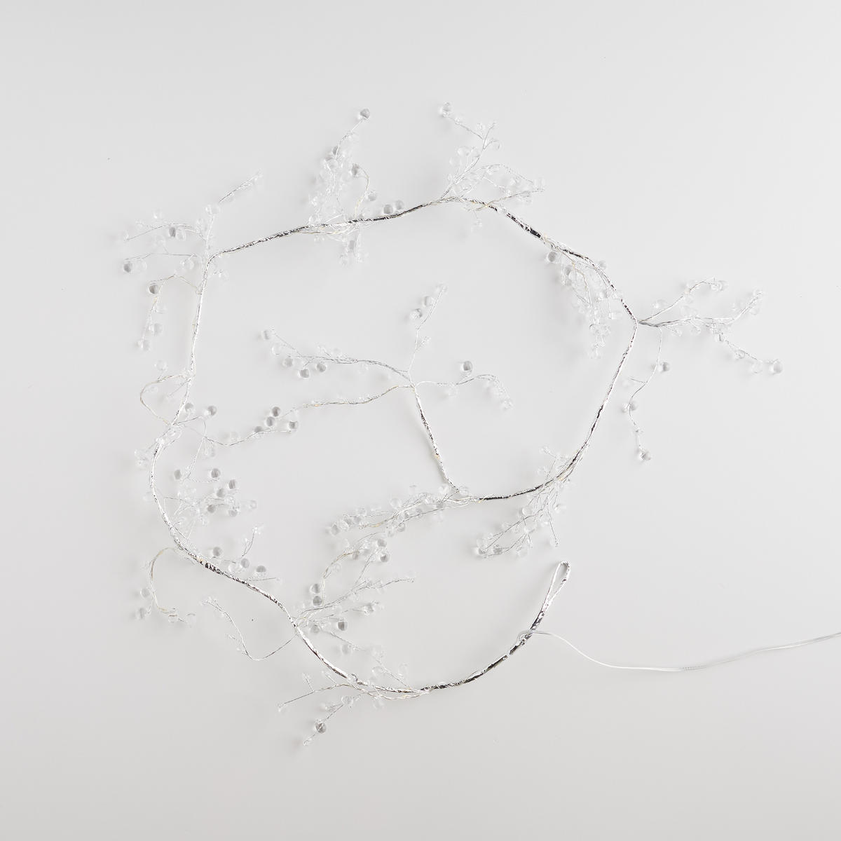 LICHTERKETTE Elof, transparent, 150 cm, Dekorative Weihnachtsdeko - Transparent, Kunststoff (150cm) - home&you