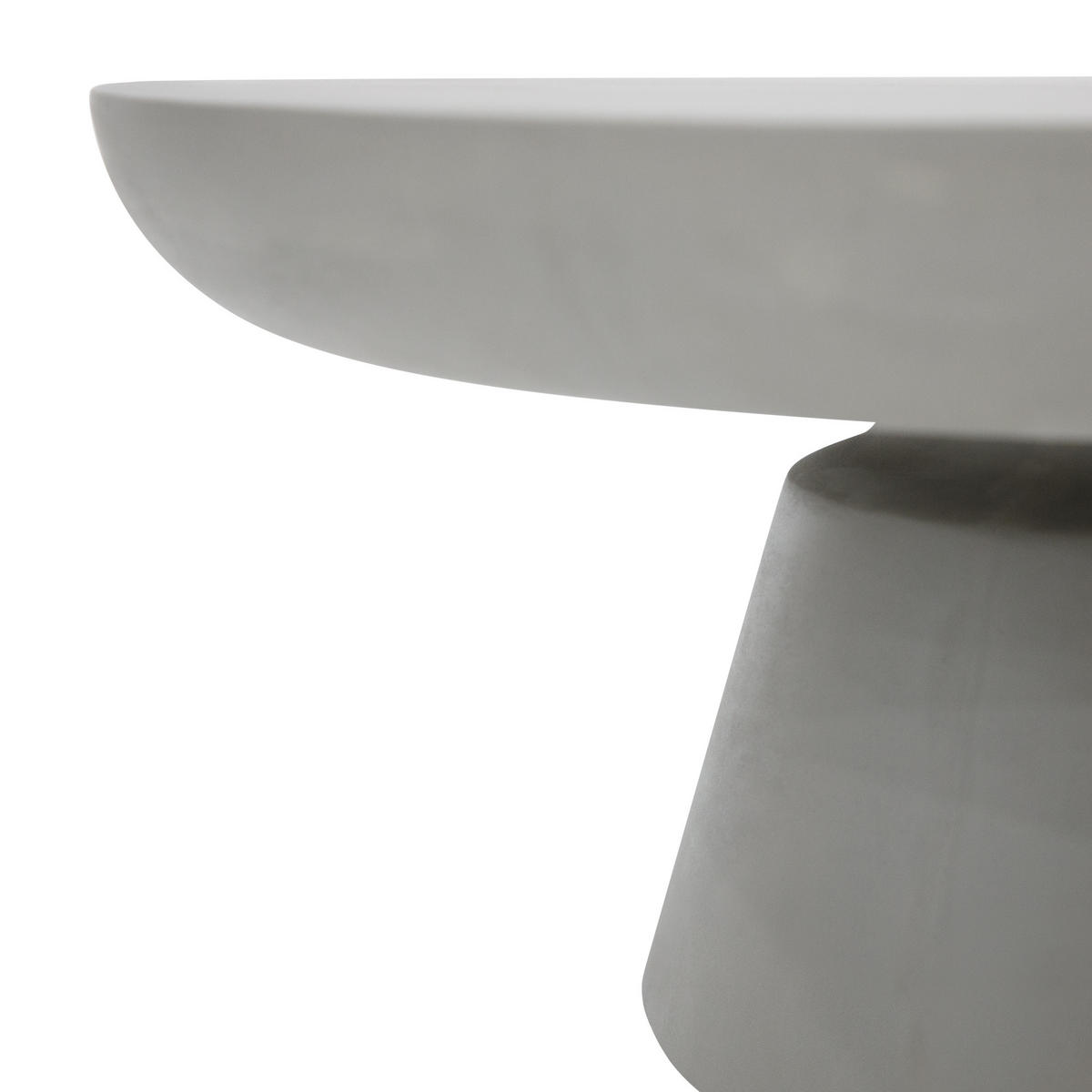 COUCHTISCH KYLIX Klein Betonoptik 66 x 66 x 35 cm - Grau, Naturmaterialien (66/66/35cm) - Elementi