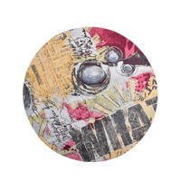 FLACHWEBETEPPICH Cosima 100x100 cm - Multicolor, Textil (100/100cm) - Gino Falcone