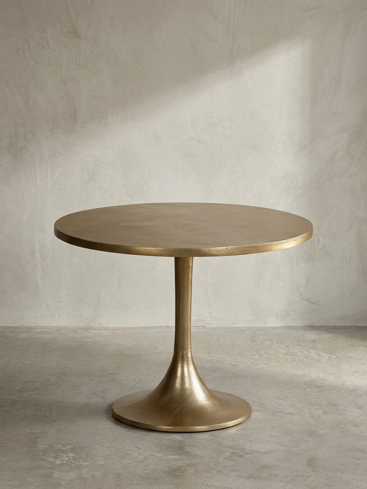 COUCHTISCH Klein Gold Metall Rund 60x60x46,5 cm Modern - Goldfarben, Metall (60/60/47cm) - KADIMA DESIGN