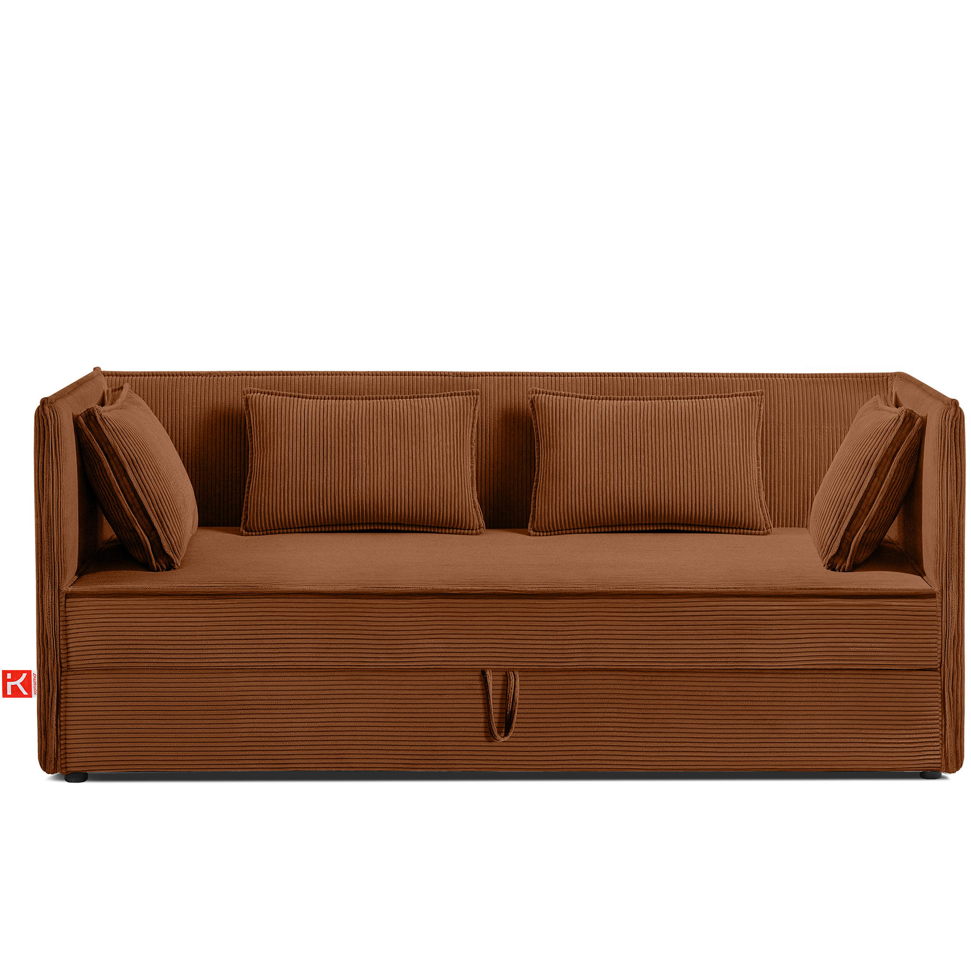 Konsimo® Jugendbett Rot 92x200 cm