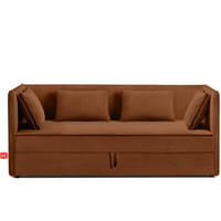 JUGENDBETT ROTI Einzelbett mit Bettkasten, 90x200cm, Bett mit Bonellmatratze, mit Rückenlehne - Rot/Schwarz, Holz/Holzwerkstoff (92/200cm) - KONSIMO®