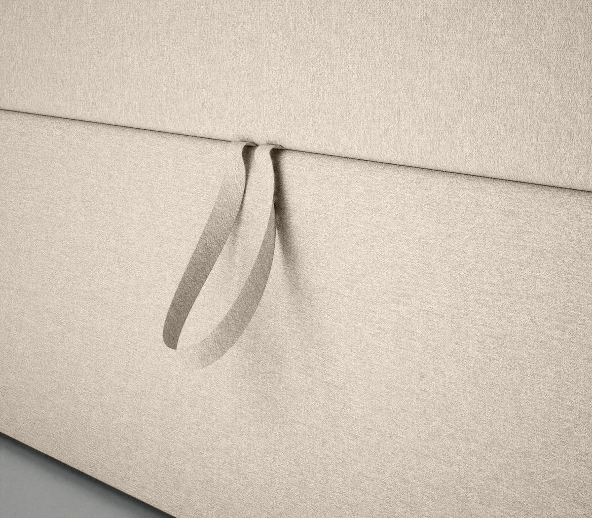 BOXBETT Verdig Mini Basic 90x200 Beige Links - Beige, Holz (90/200cm) - Fedve