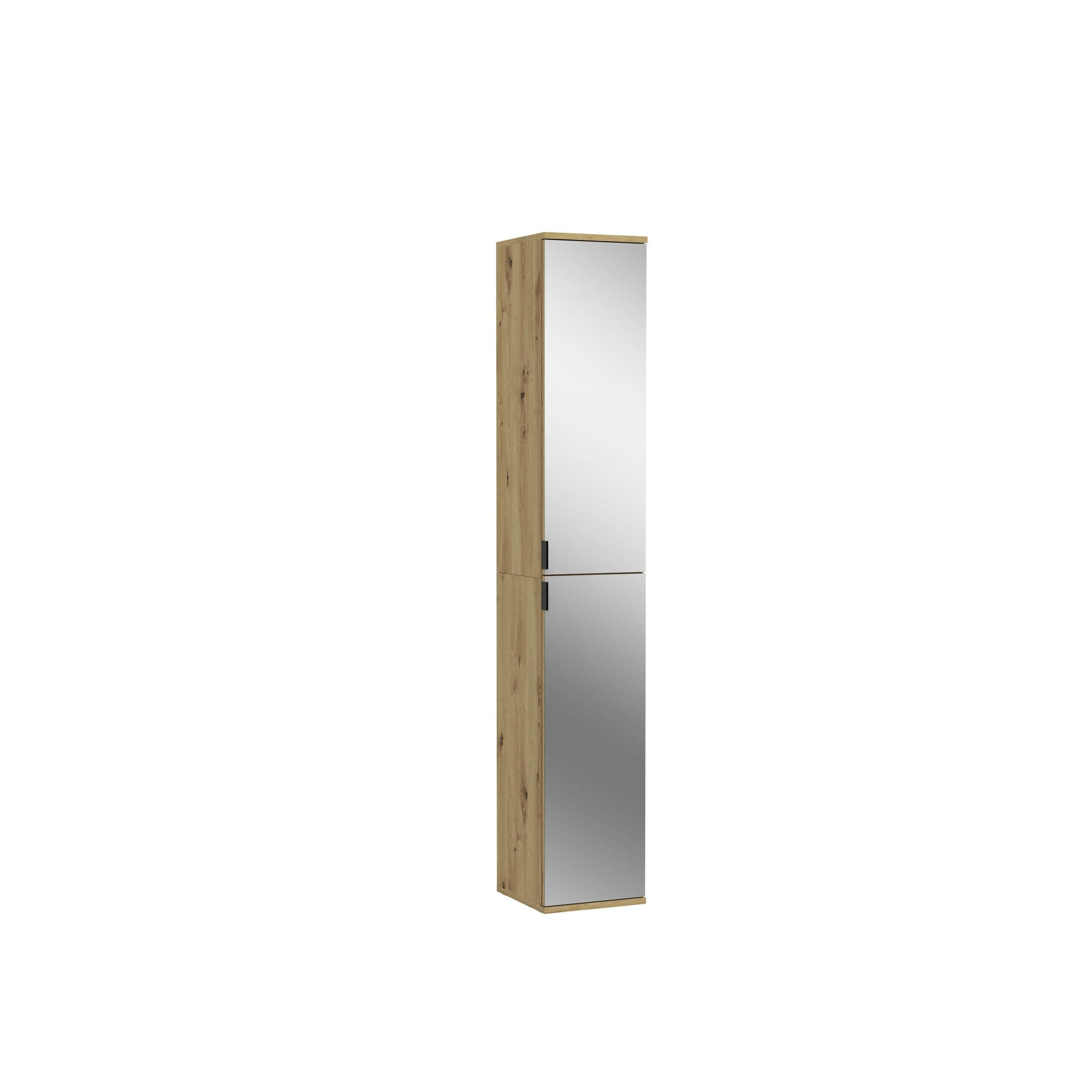 Homes & Jones Spiegelschrank Eiche Artisan 30x193x34 cm
