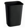 MÜLLEIMER Rechteckiger 39 Liter 50,5x27,9x38,7 cm Polyethylen Schwarz - Schwarz, Metall (27.9/50.5/38.7cm) - PROREGAL