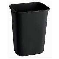 MÜLLEIMER Rechteckiger 39 Liter 50,5x27,9x38,7 cm Polyethylen Schwarz - Schwarz, Metall (27.9/50.5/38.7cm) - PROREGAL