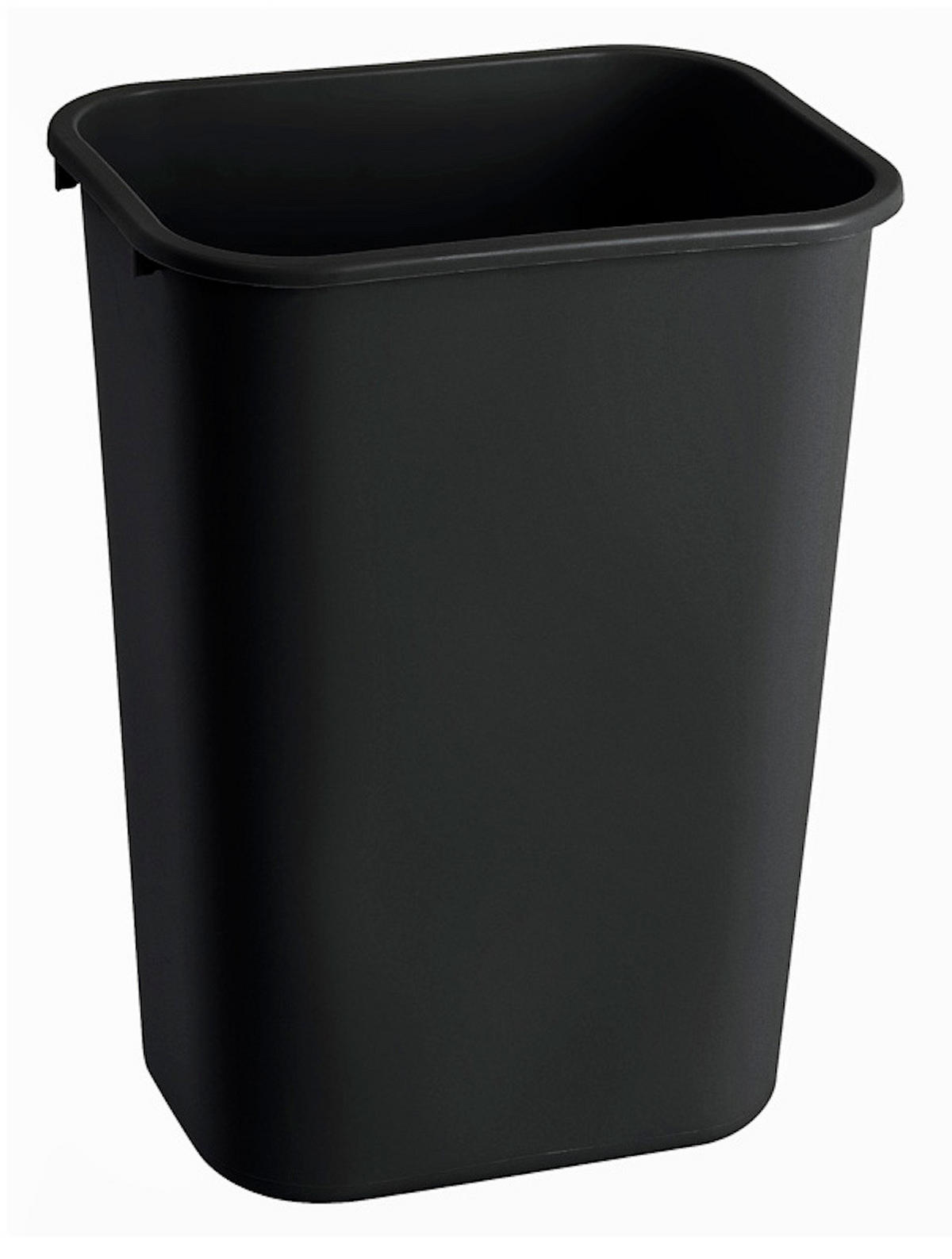 MÜLLEIMER Rechteckiger 39 Liter 50,5x27,9x38,7 cm Polyethylen Schwarz - Schwarz, Metall (27.9/50.5/38.7cm) - PROREGAL