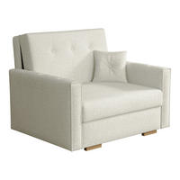 SCHLAFSOFA Viva Sonic I - Schwarz/Naturfarben, Holz/Textil (103/85/100cm) - MIRJAN24