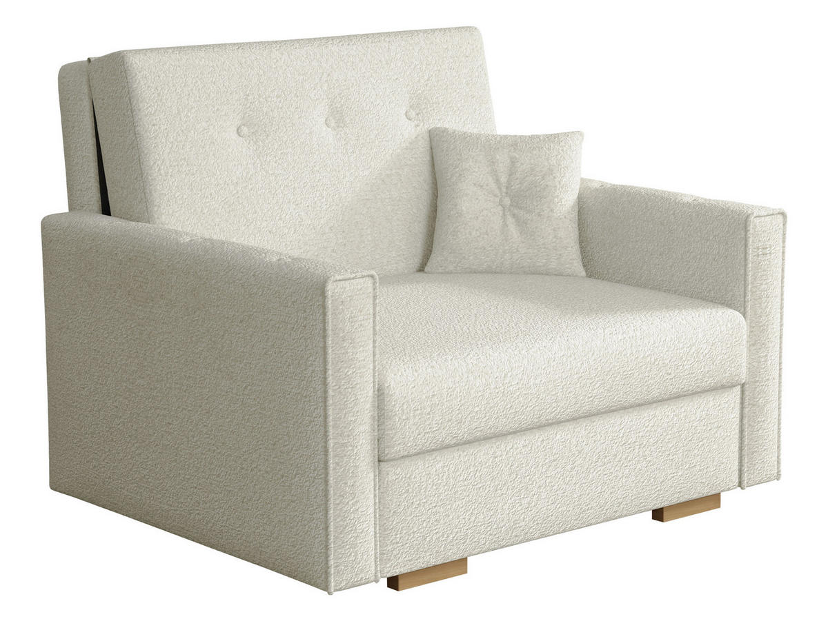 SCHLAFSOFA Viva Sonic I - Schwarz/Naturfarben, Holz/Textil (103/85/100cm) - MIRJAN24
