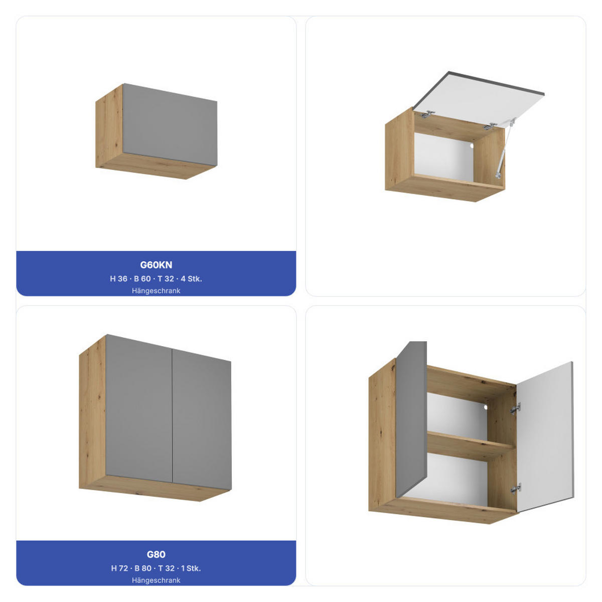 KÜCHENZEILE 360 cm - Langen KL19-M360 - in Beige/ Matt - Beige/Schwarz, Holz/Metall (360/212/58cm)