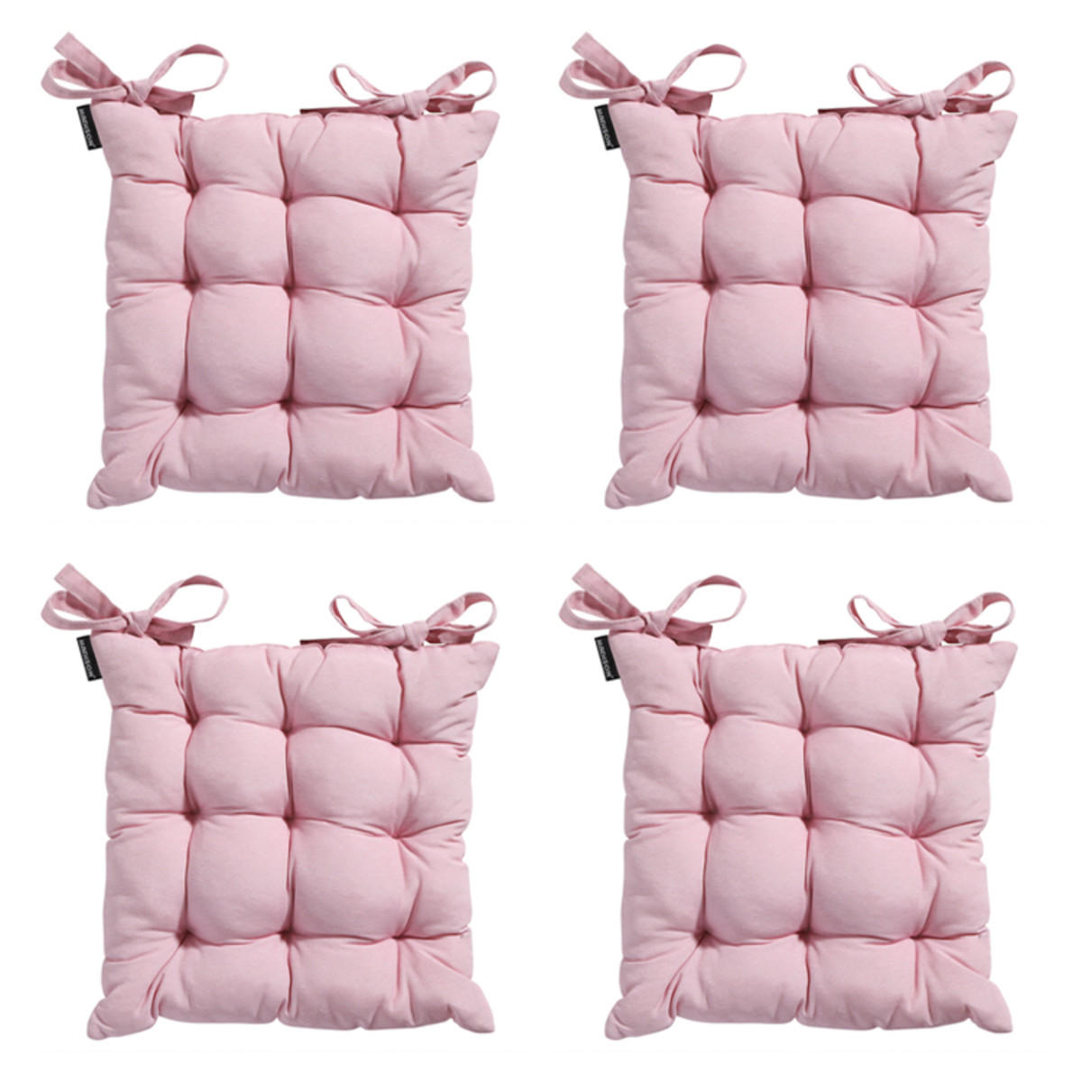 SITZKISSEN Panama 46/46 cm 4er-Set - Pink, Textil (46/6/46cm) - Madison
