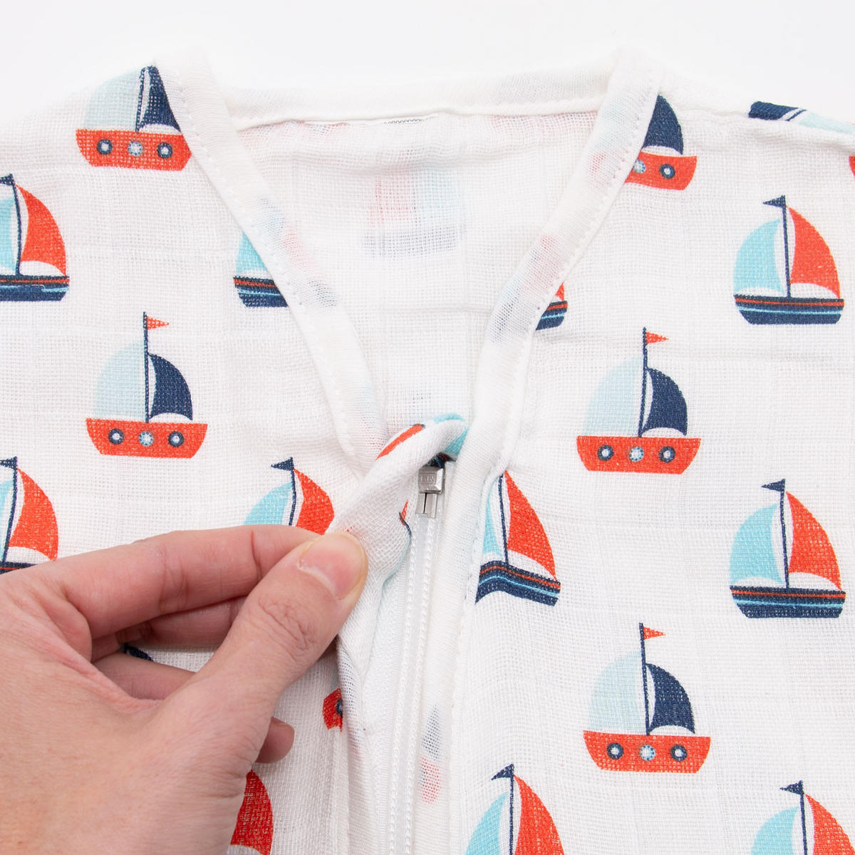 BABYSCHLAFSACK, 90 cm, 100% Baumwolle, bunt - Weiß, Textil (22/90cm) - Zollner