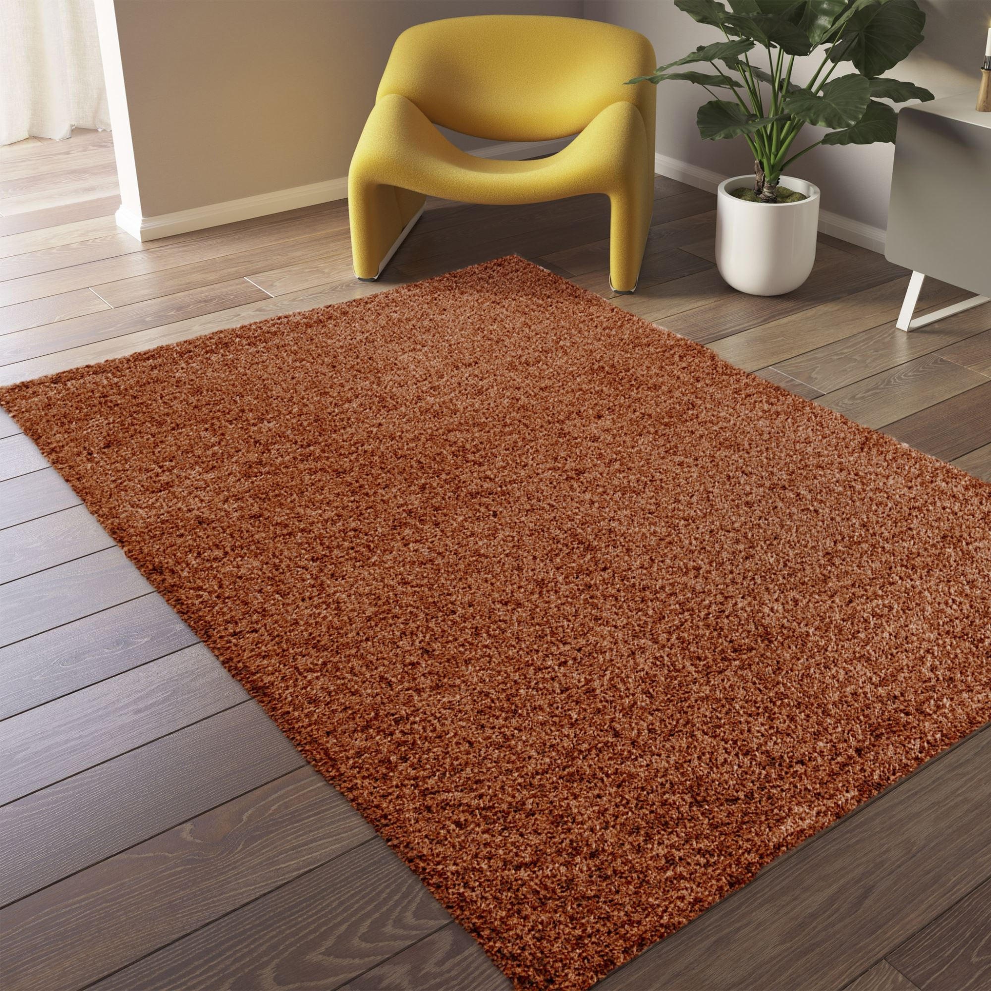 HOCHFLORTEPPICH 160/230 cm Valencia - Braun, Textil (160/230cm) - Steffensmeier
