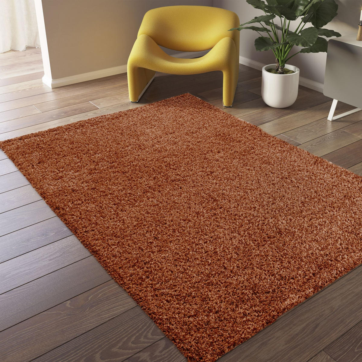 HOCHFLORTEPPICH 160/230 cm Valencia - Braun, Textil (160/230cm) - Steffensmeier