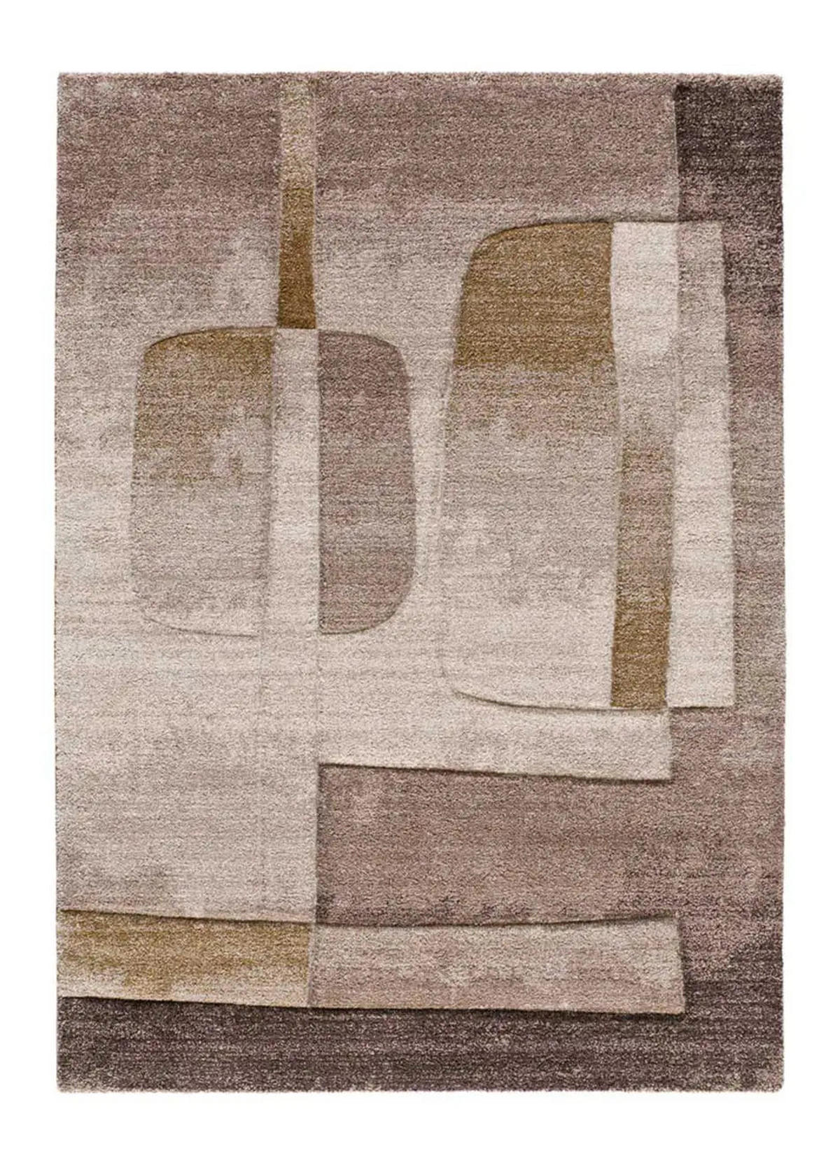 HOCHFLORTEPPICH Beige / Braun Teva 160/235 cm - Braun, Textil (160/235cm) - Atticgo