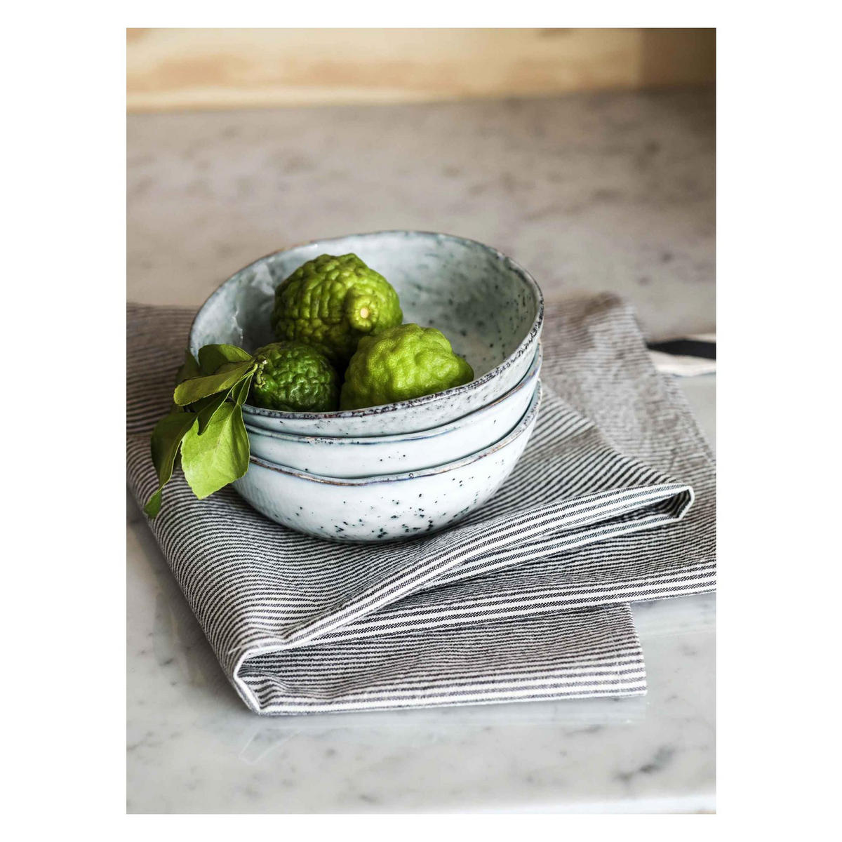 KÜCHENHANDTUCH Finette finette caviar 50 x 80 cm - Grau, Textil (80/50cm)