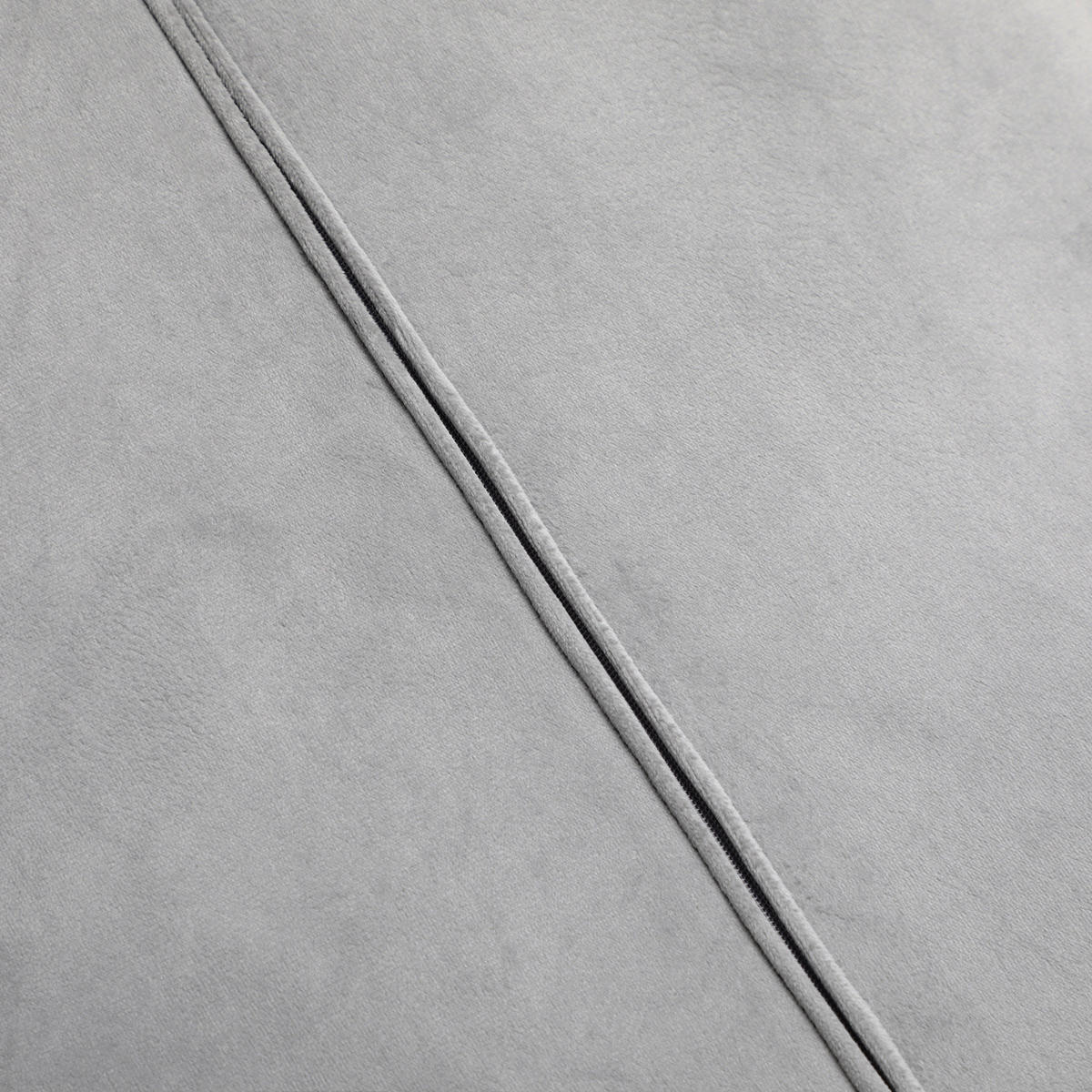ESSZIMMERSTUHL, 4er-Set Küchenstühle, Essstuhl mit Rückenlehne, Samtoptik Grau - Grau, Kunststoff (65/87/46cm) - HOMCOM