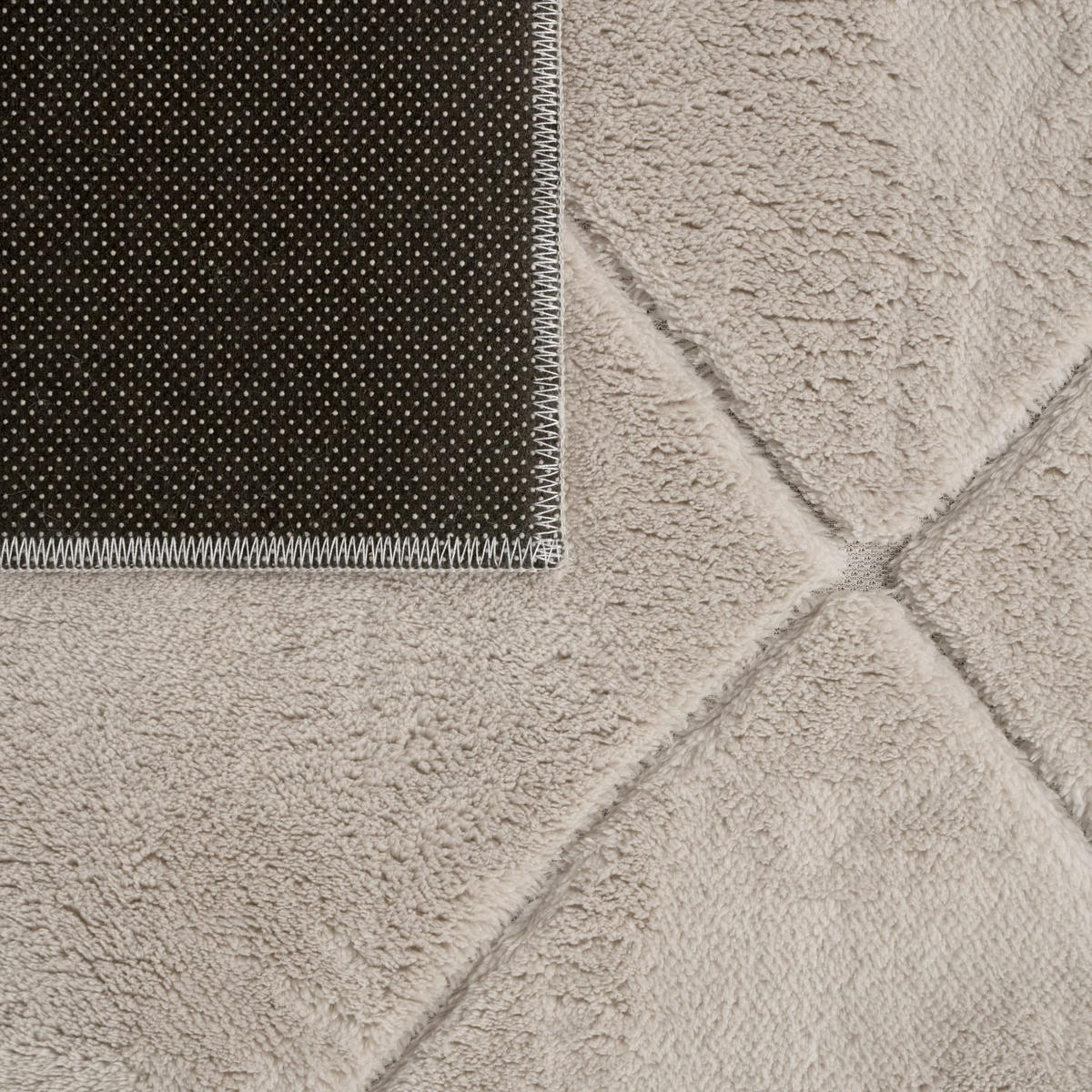 FLACHWEBETEPPICH Skandinavisch Creme 80 x 150 cm - Champagner, Kunststoff (80/150cm) - TT Home